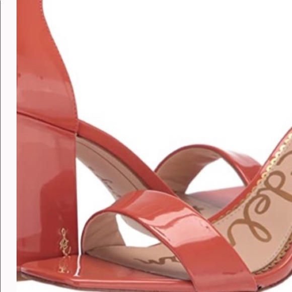 SAM EDELMAN Coral Ginger Spice Chunky heel with ankle strap - Picture 2 of 9